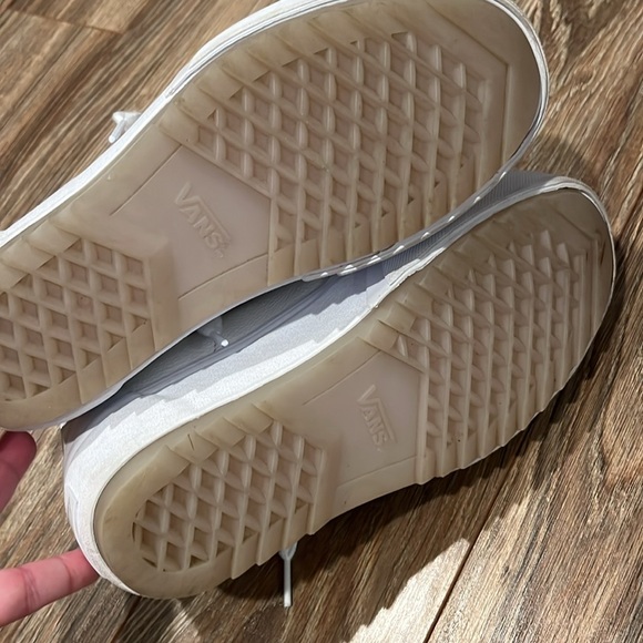 Vans sk8 hi Stacked White 6.5 leather - Picture 8 of 9